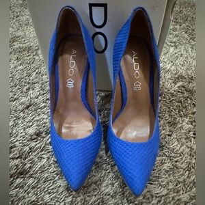 Aldo Kristina cobalt blue pumps